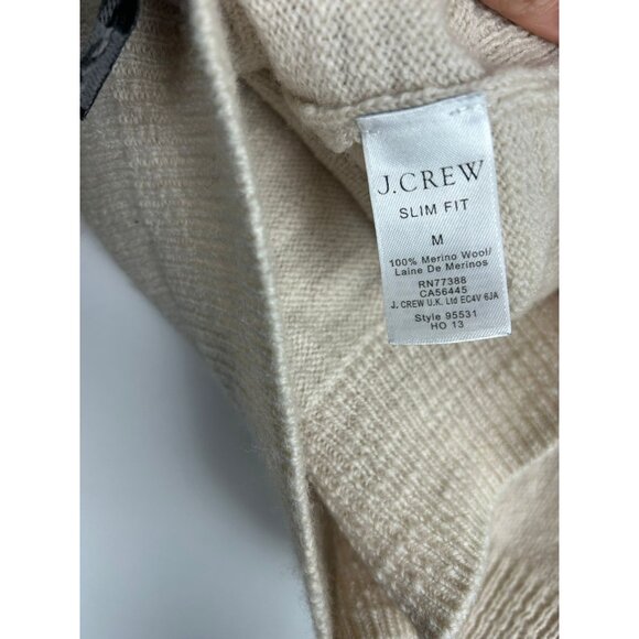 J. Crew Factory Men's Crewneck Sweater - Light Gray - Picture 7 of 10